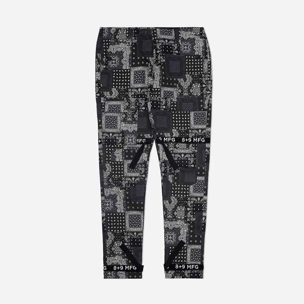 Strapped Up Vintage Washed Utility Pants Paisley