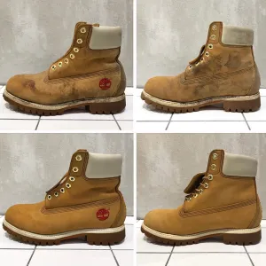 SUEDE BOOTS CLEANING SERVICE <br> WITH RETURN SHIPPING <br> PRICE - £60