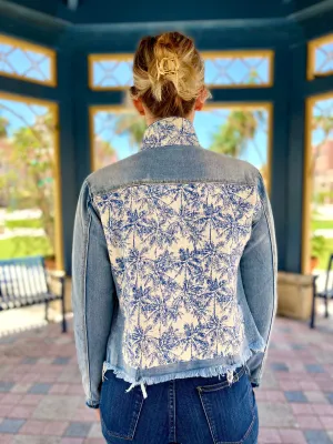 The Light Denim Jacket / Palm Linen