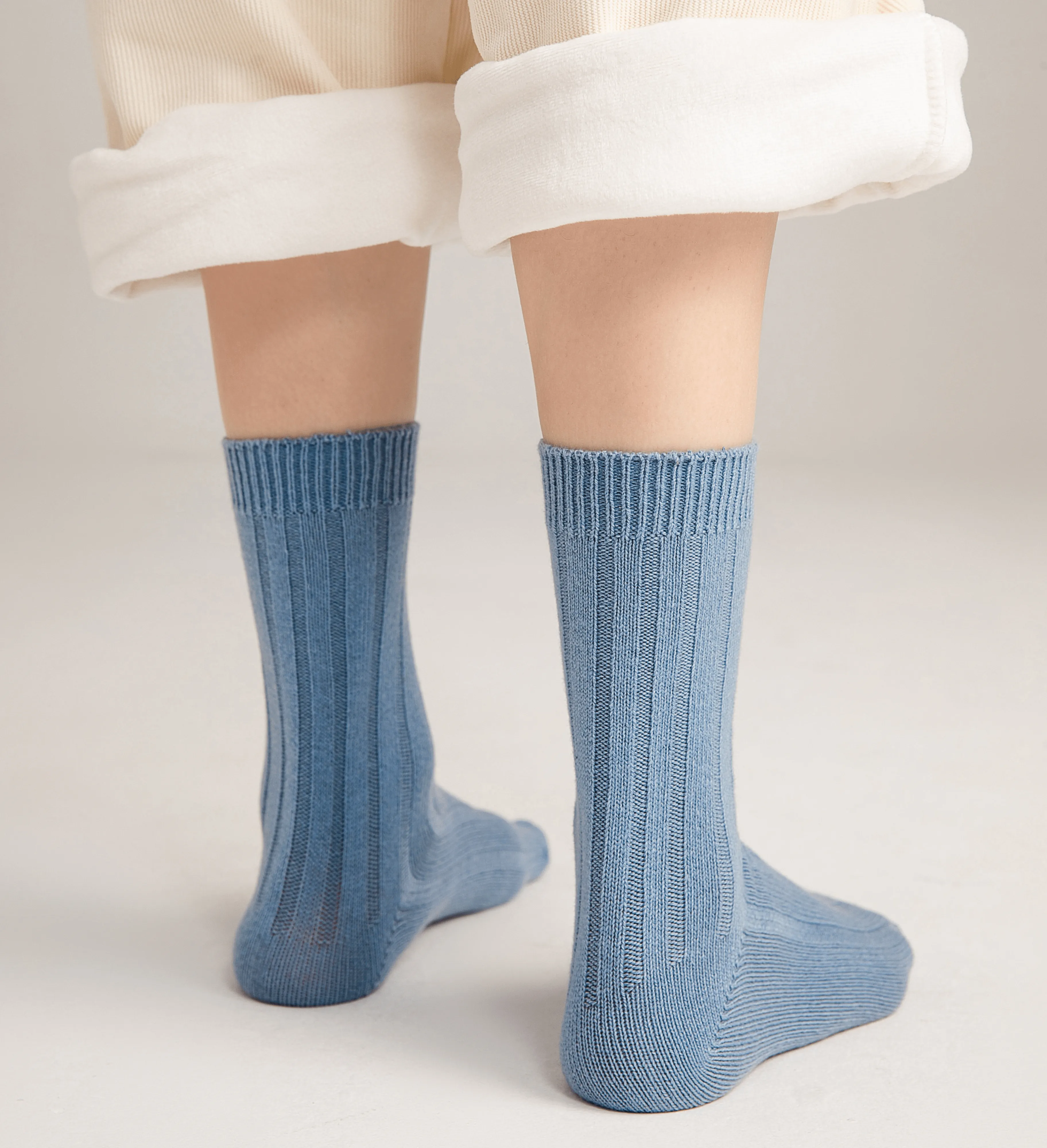 The Unisex Cashmere Cuff Socks