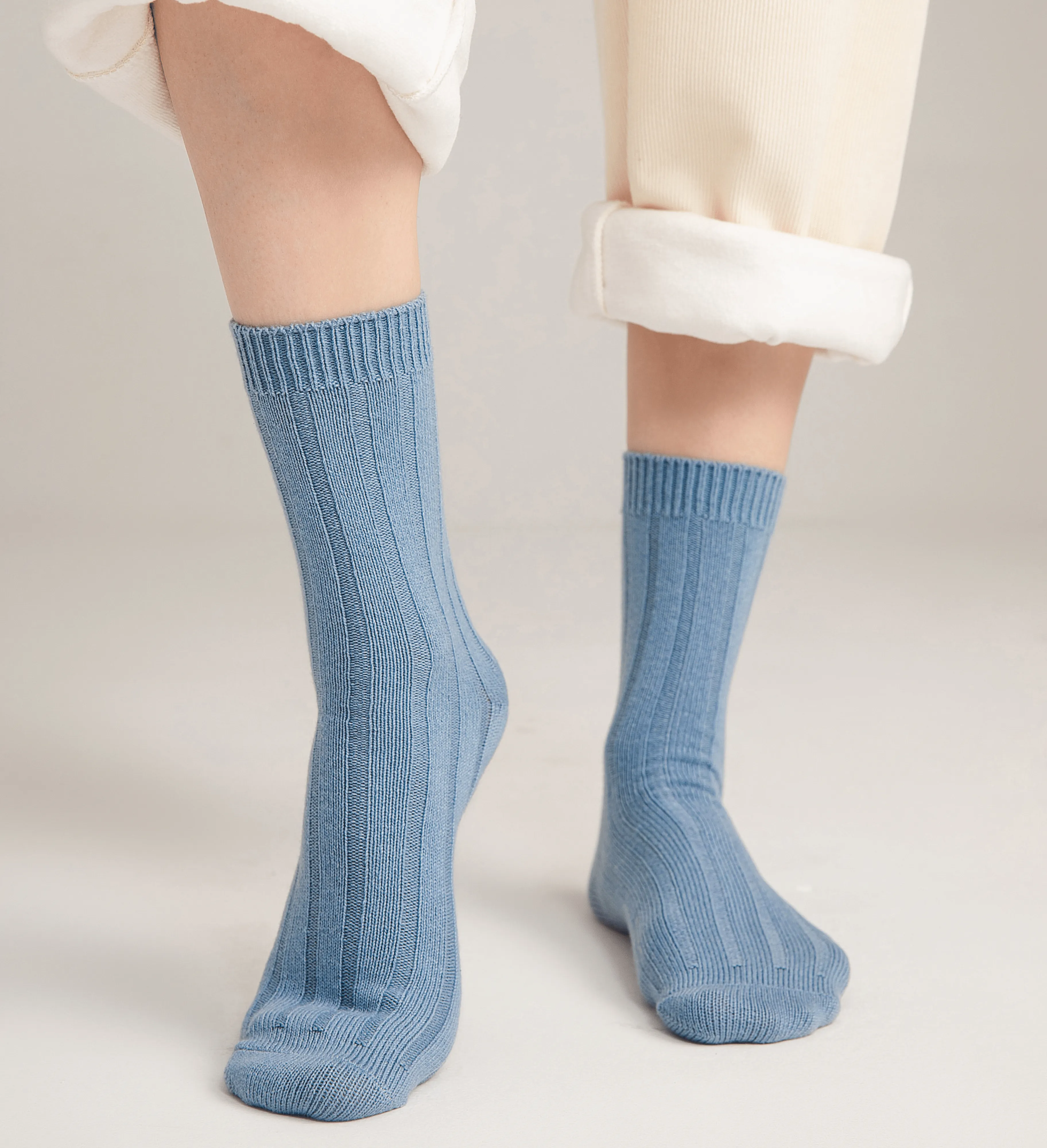 The Unisex Cashmere Cuff Socks