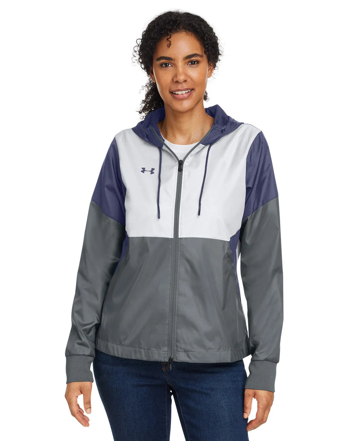 Under Armour Ladies Team Legacy Branded Jackets, Navy