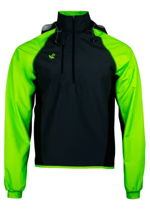 Unisex Classic Sequel Splash Jacket Carbon/Hi-Viz Green