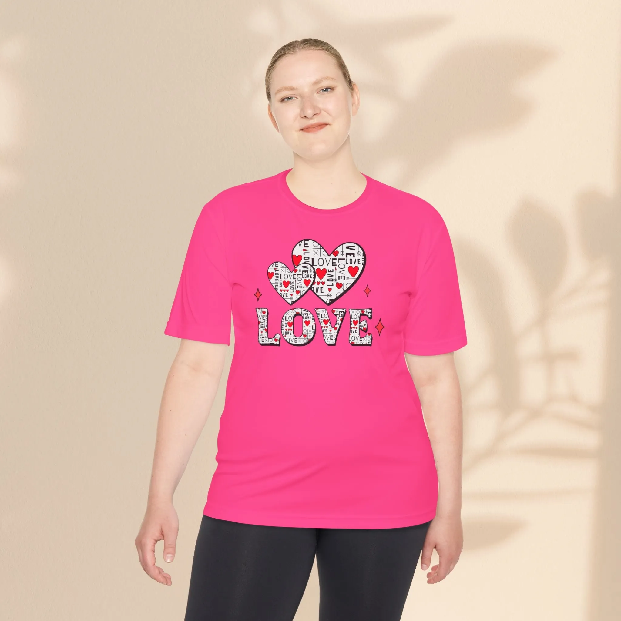 Unisex Moisture Wicking Tee - Love