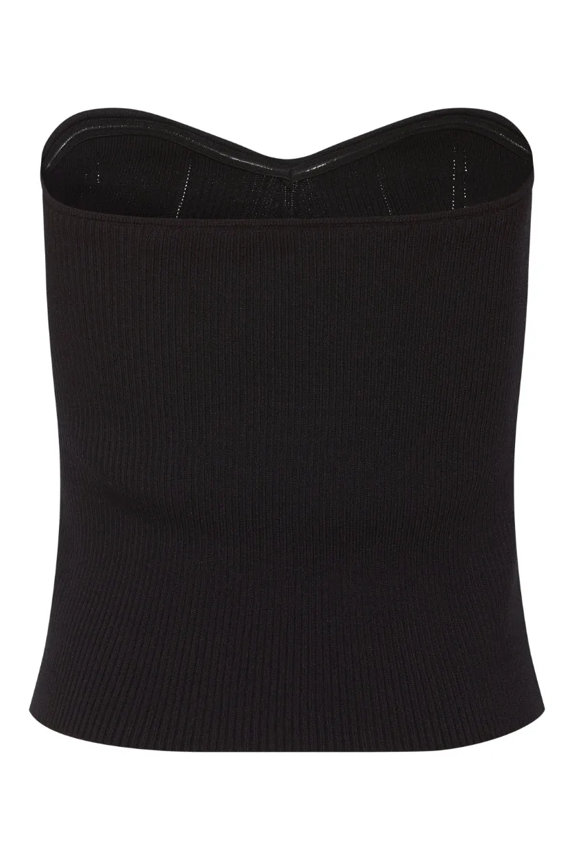 Valerina Knit Top - Black