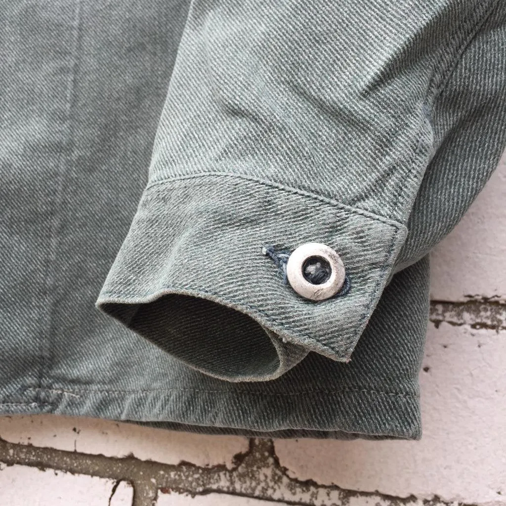 Vintage Salt & Pepper Thick Denim Jacket