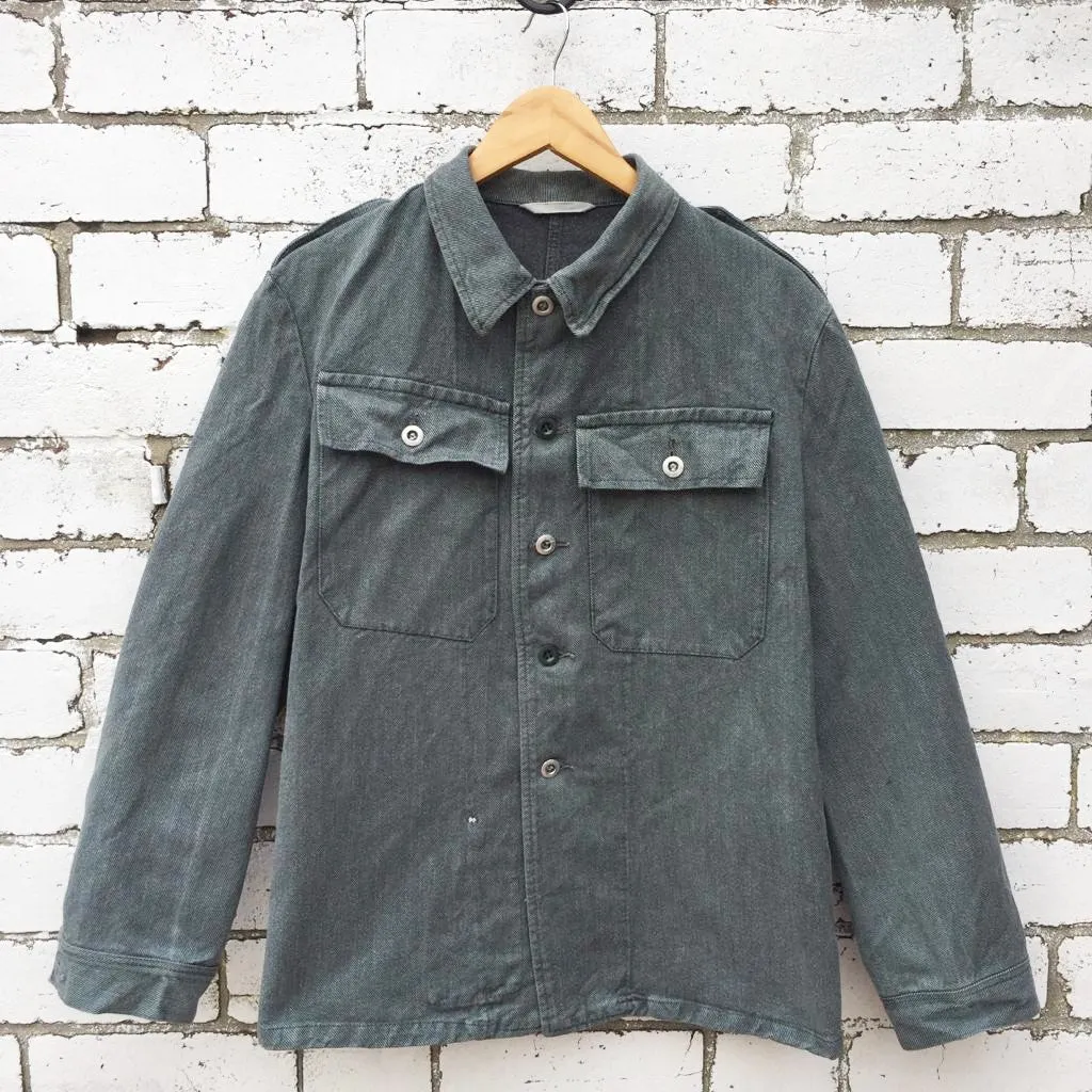 Vintage Salt & Pepper Thick Denim Jacket
