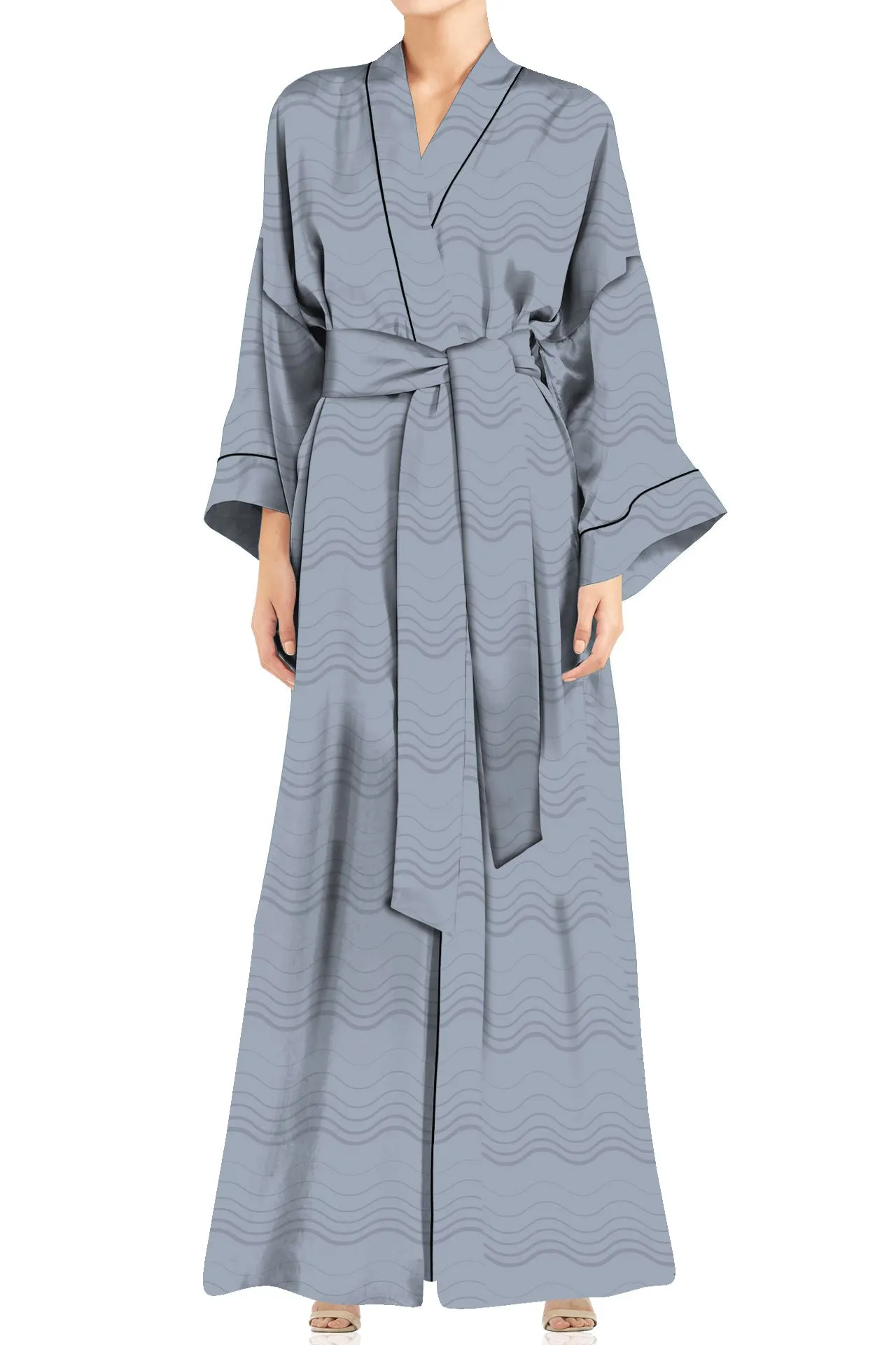 Womens Gray Robe