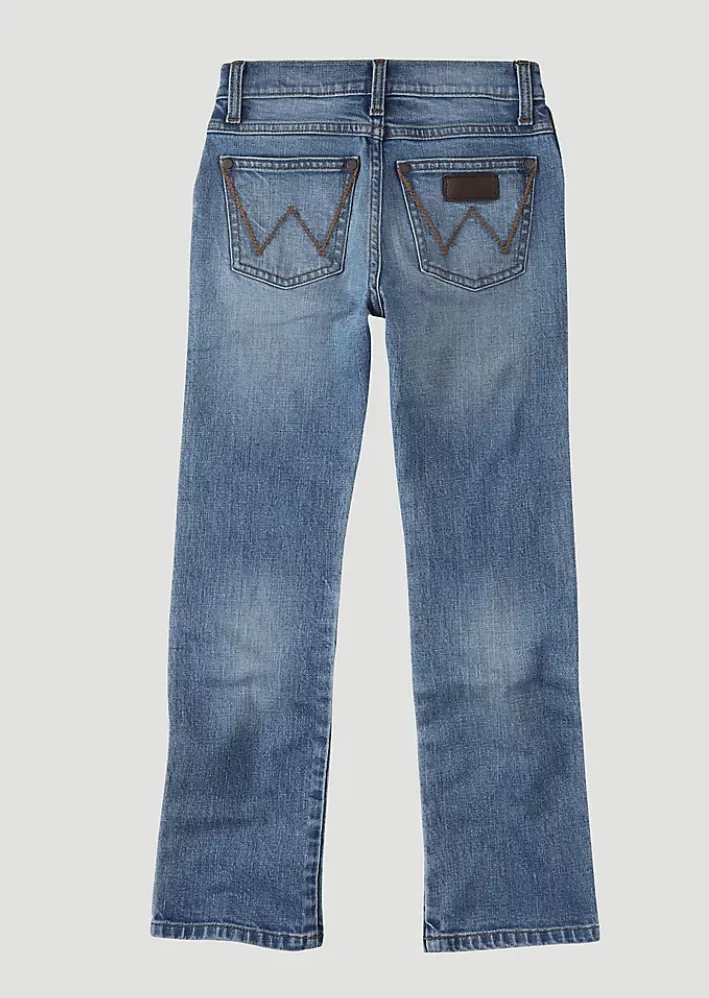 WRANGLER BOYS RETRO SLIM STRAIGHT JEAN (4-20) IN ROUGHHOUSE STYLE 112335642